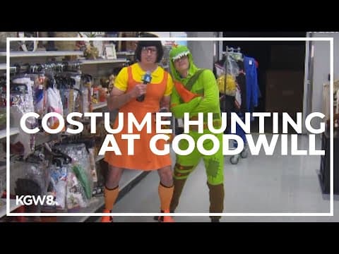 Halloween costume hunting at Goodwill