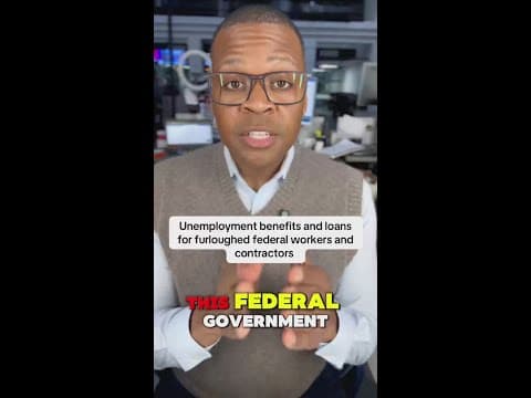 Unemployment benefits, loans for furloughed federal workers and contractors