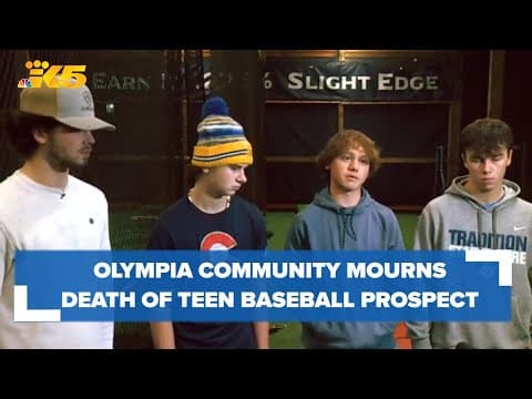 Olympia community mourning death of teen baseball prospect