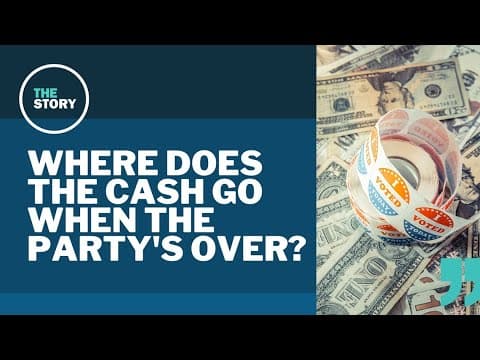 What happens to the leftover campaign contributions now that Election Day is over?