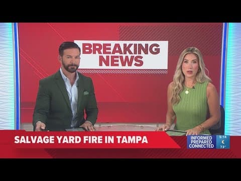 Hillsborough firefighters battling large blaze in Riverview