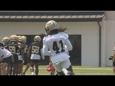 Kamara and Lattimore attend Saints mandatory mini camp