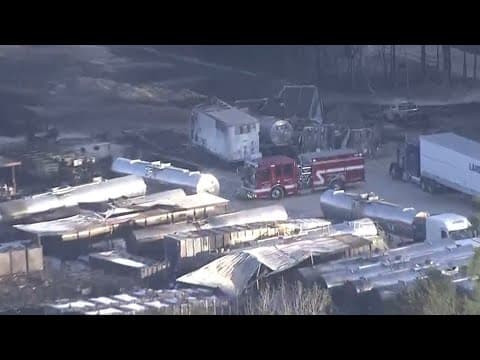 Huge fire at chemical plant northeast of Houston out; injured worker 'doing good'