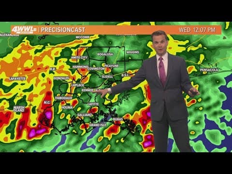 New Orleans Weather Impact: Steady rain and watching for street flooding