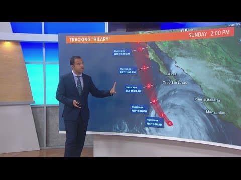 Tracking Hilary: storm strengthens to Category 4 Hurricane, San Diego braces for tropical storm-forc