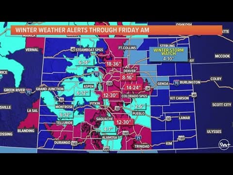 Major winter storm headed for Colorado