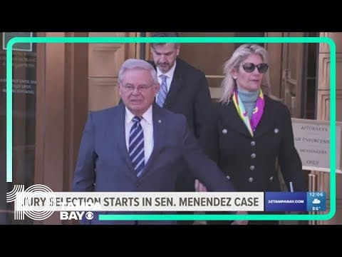 Jury selection starts in Senator Bob Menendez's corruption trial