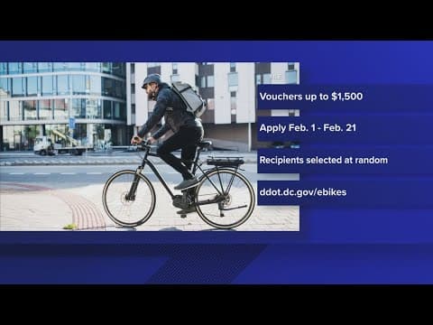 DC brings back E-bike incentive program with $1,500 voucher