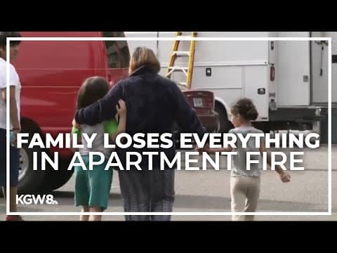 Devastating apartment fire in Hillsboro displaces mother and 6 children