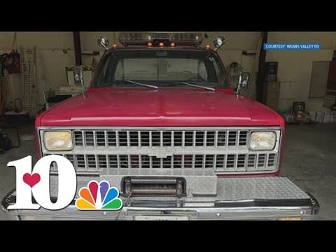 Wears Valley Fire Department auctions off old fire truck