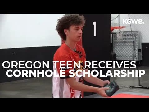 Oregon high school graduate receives cornhole scholarship