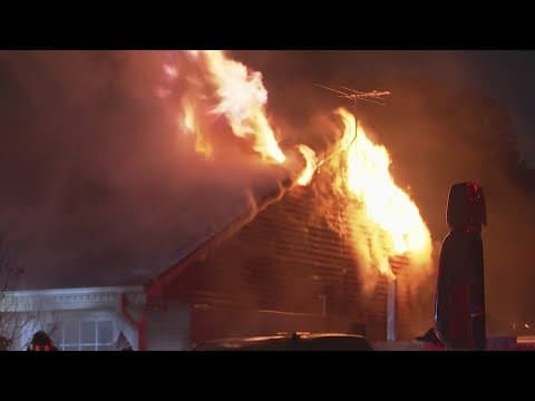 Family escapes early morning house fire in north Houston