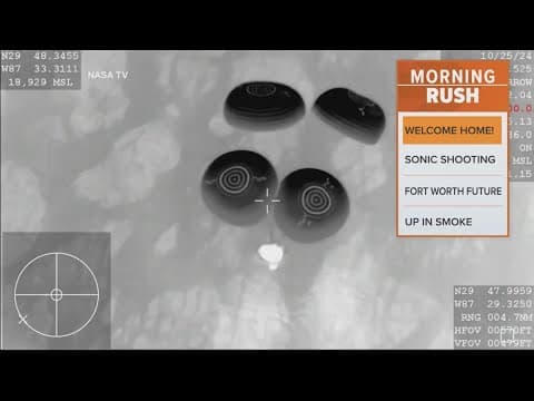 Stranded astronauts return to Earth