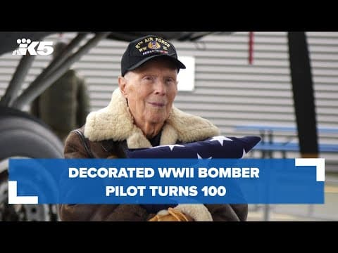 WWII bomber pilot turns 100