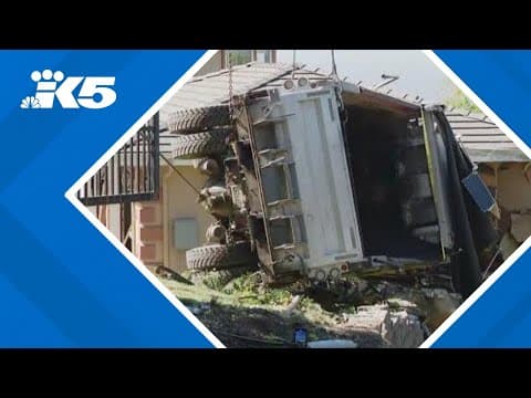 Investigation underway into dump truck that crashed into Edmonds home