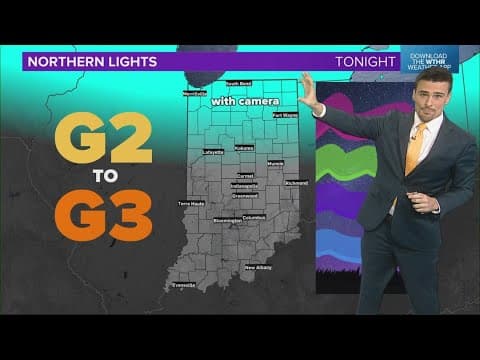 Will Indiana be able to see the northern lights one more time Sunday night?