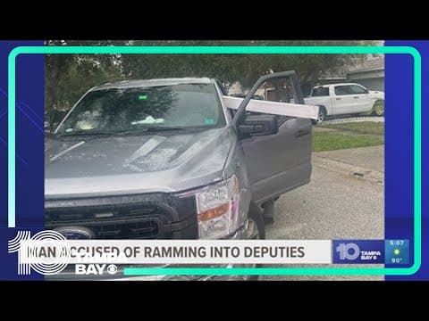 Man arrested after striking deputies with car, fleeing traffic stop