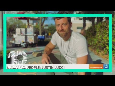 Beautiful People: Justin Lucci is a local artist spreading love through chalk