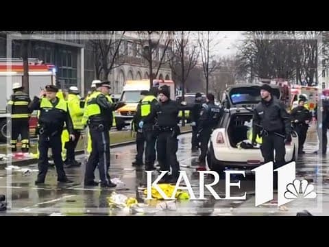 Car rams into Munich crowd injuring at least 28 in suspected attack