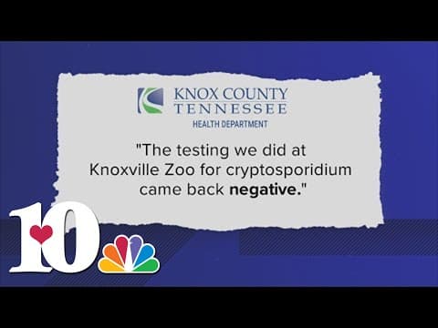 The results are in: KCHD says Zoo Knoxville's water tested negative for cryptosporidium