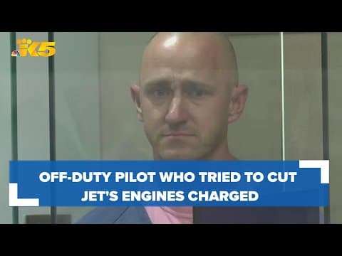 Off-duty pilot said he took mushrooms 48 hours before trying to cut jet's engines