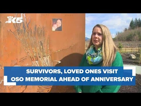 Survivors, loved ones visit Oso memorial ahead of 10-year anniversary