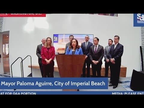 San Diego leaders visit D.C., advocate for federal funding for cross-border sewage crisis