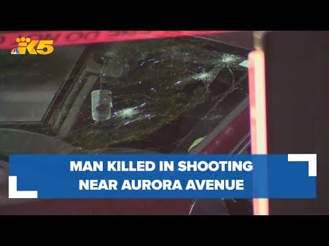 Fatal shooting off Aurora Avenue under investigation