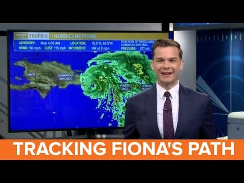 Monday Morning Tropical Update: Hurricane Fiona to become major storm