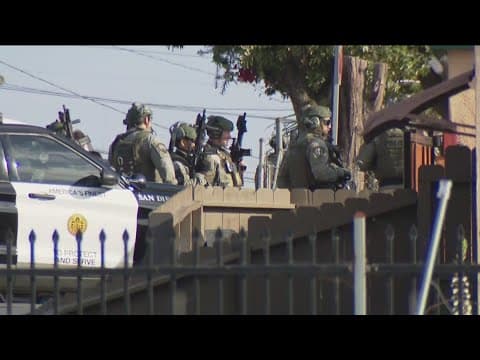 Search for gunman who shot San Diego police officer continues