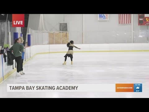 Figure skating at the Tampa Bay Skating Academy