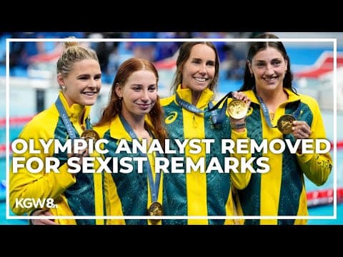 Olympic commentator's sexist comment gets him fired from 2024 Paris Games