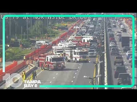 LIVE:  Gas leak causes massive traffic backup on US-19 in Clearwater