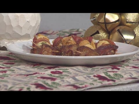 Chef Kevin Belton cooks up Bacon Bites, Finger Lickn' Kickn' Chicken