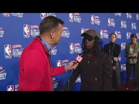 Dave Calabro on the NBA All-Star Celebrity Red Carpet