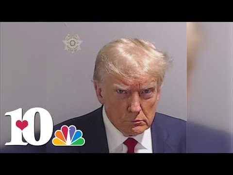 Donald Trump booked on charges in Georgia RICO election case