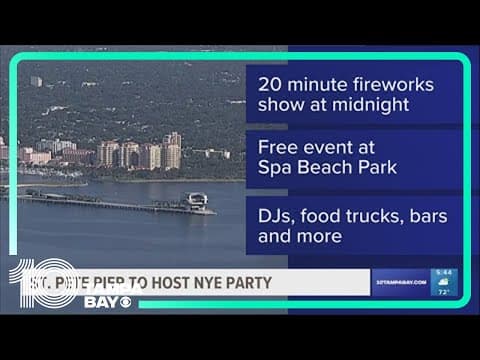 St. Pete Pier to host NYE party