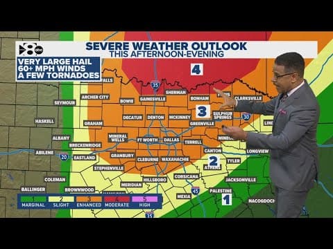 DFW weather: After overnight storms, more potentially severe weather is in the forecast