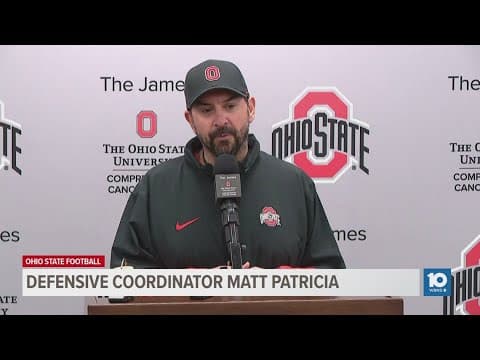 Ohio State defensive coordinator Matt Patricia speaks ahead of spring game