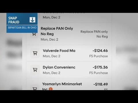 Ohio SNAP benefits fraud: Bipartisan bill looks to stop SNAP theft