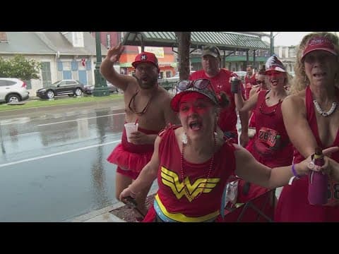 Annual 'Red Dress Run' to be hot and dry on Saturday