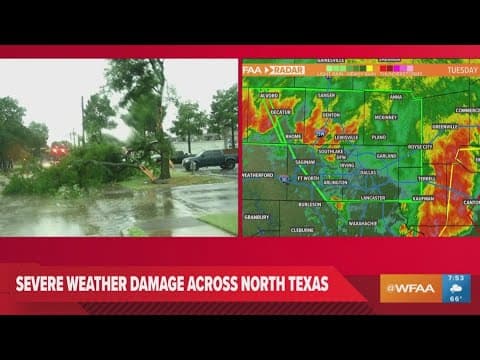 DFW severe storm damage: What we're seeing in Garland