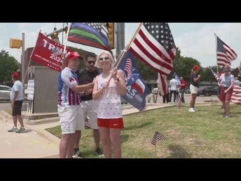 Trump supporters rally in North Texas after assassination attempt