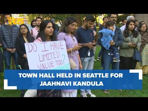 Community members, Seattle leaders hold town hall for Jaahnavi Kandula