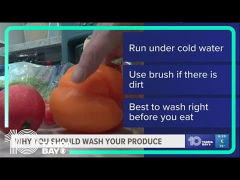 Why you should wash your produce