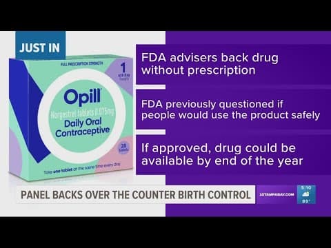 FDA panel unanimously vote in favor of over-the-counter birth control pill