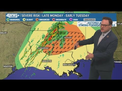 Strong winds bring in high humidity on Monday