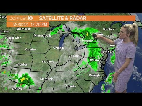 Monday afternoon forecast | June 12, 2023