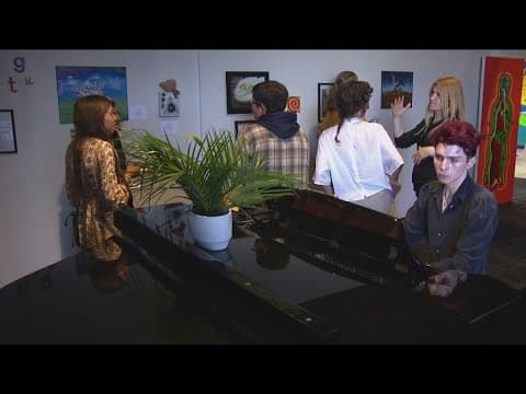 Unhoused students at Monarch School share artwork for annual fundraiser