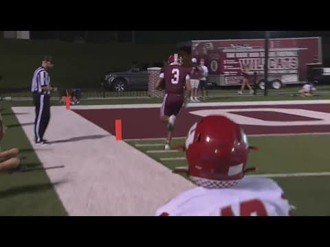 Oak Ridge football player follows in his father's sports footsteps